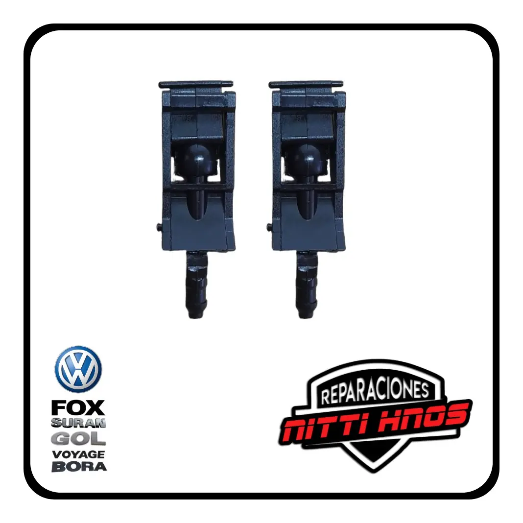 Juego Pico Rociador Sapito Vw Fox/suran/gol Trend - 1