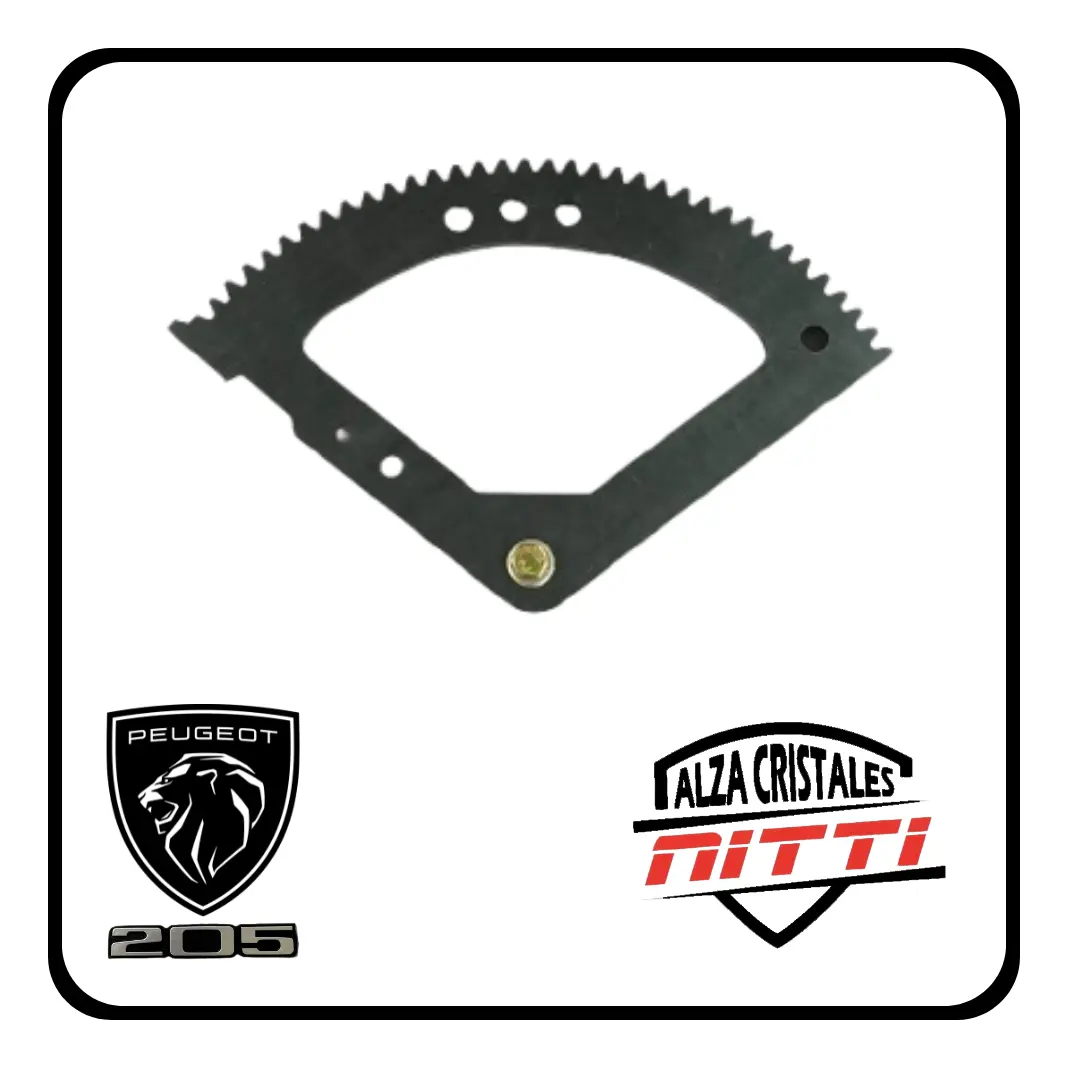 Corona Dentada P/maquina Levantavidrio Peugeot 205 1991/1999 - 2