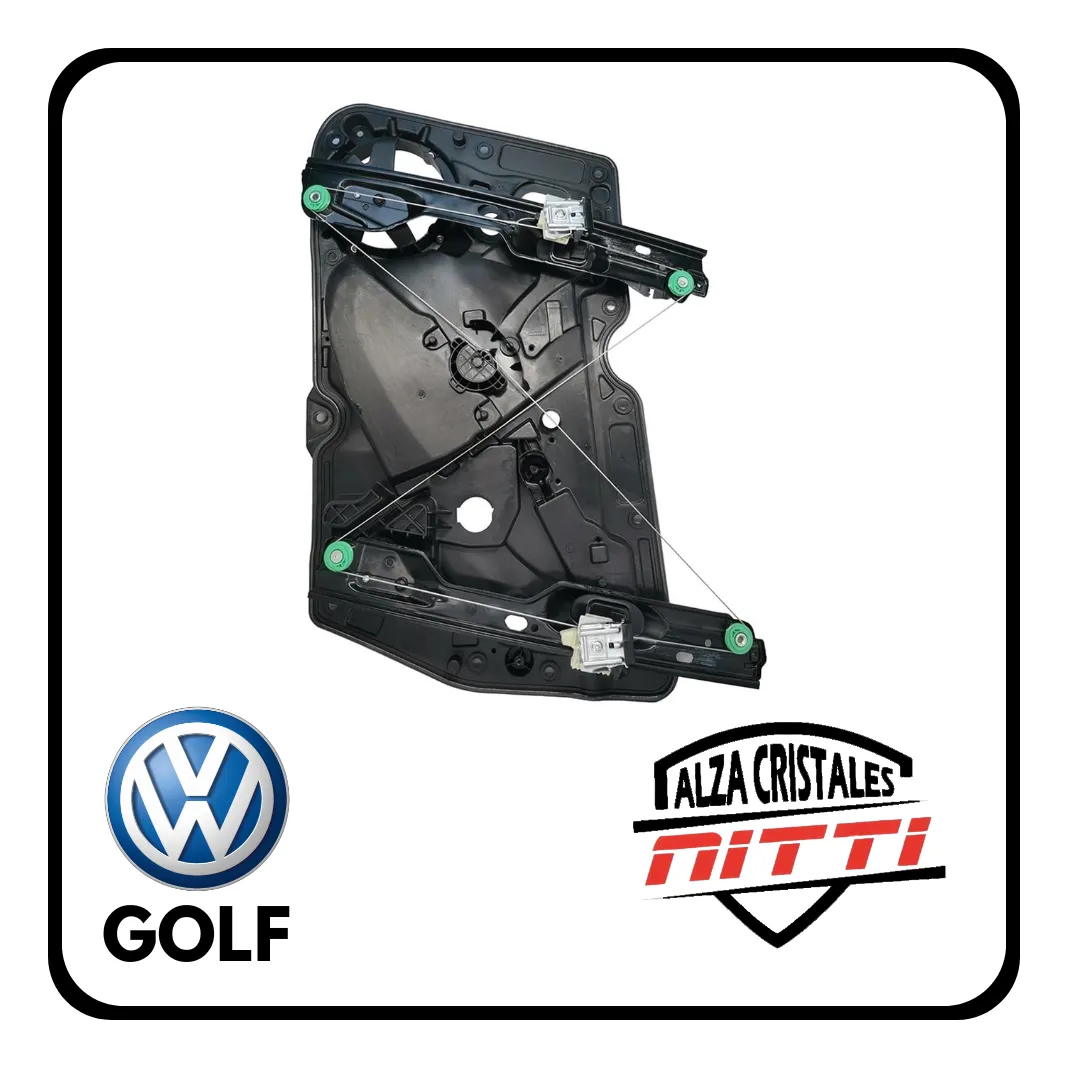 Devanador P/maquina Levantavidrio Volkswagen Golf 09/12 Izq - 2