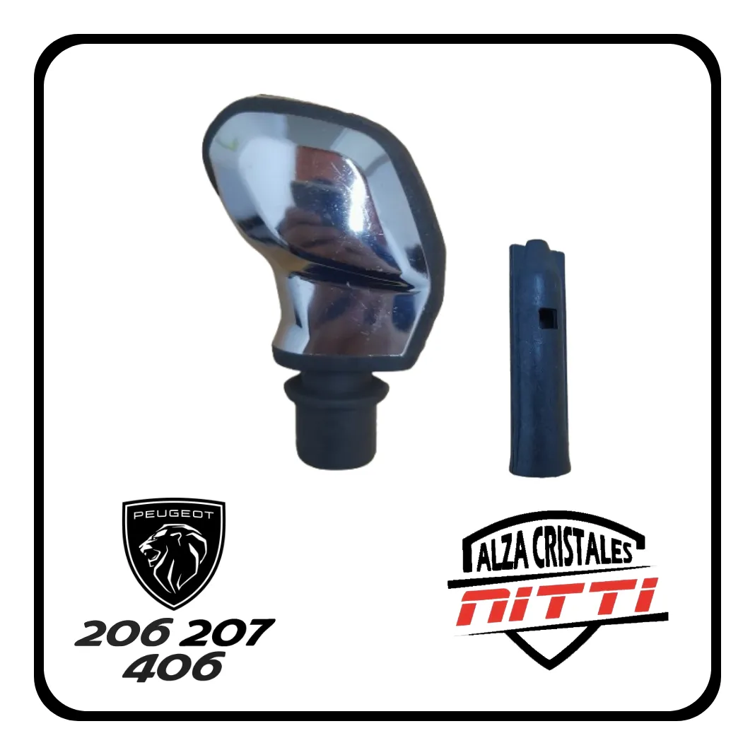 Bocha Palanca De Cambio Cromada Peugeot 206/207/406 - 1